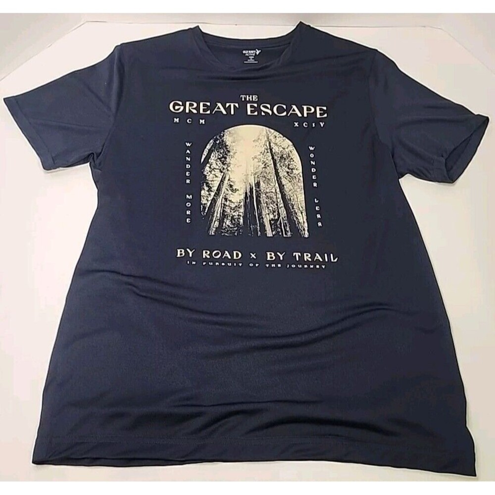 Old Navy Active Core Shirt Mens Medium Navy Blue